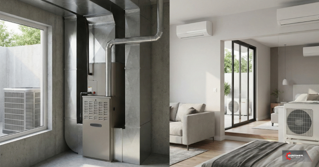 central air vs mini split systems