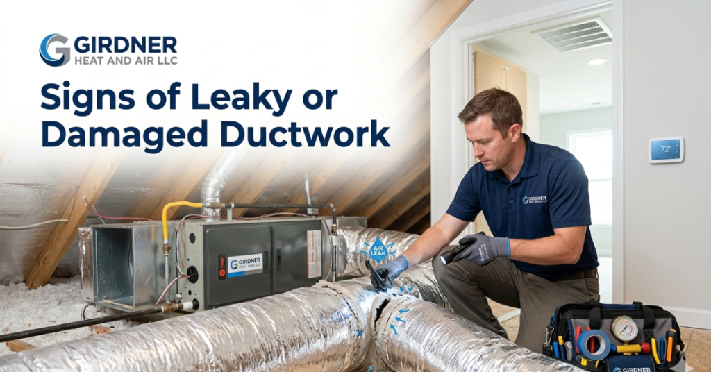 Signs of Leaky or Damaged Ductwork