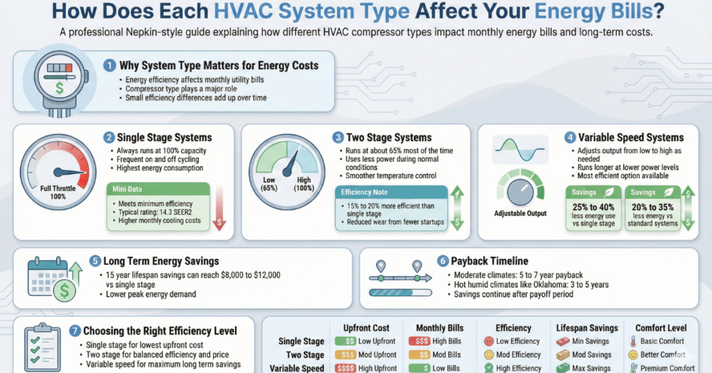 Single Stage vs Two Stage vs Variable Speed AC