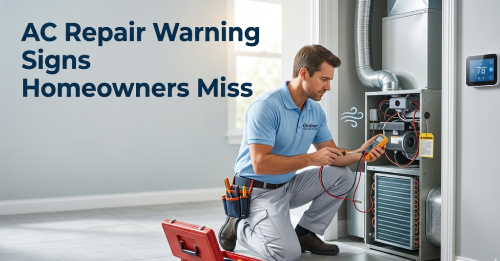 AC Repair Warning Signs Homeowners Miss